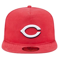 Men's New Era  Red Cincinnati Reds Championship Side Flag A-Frame 59FIFTY Fitted Hat