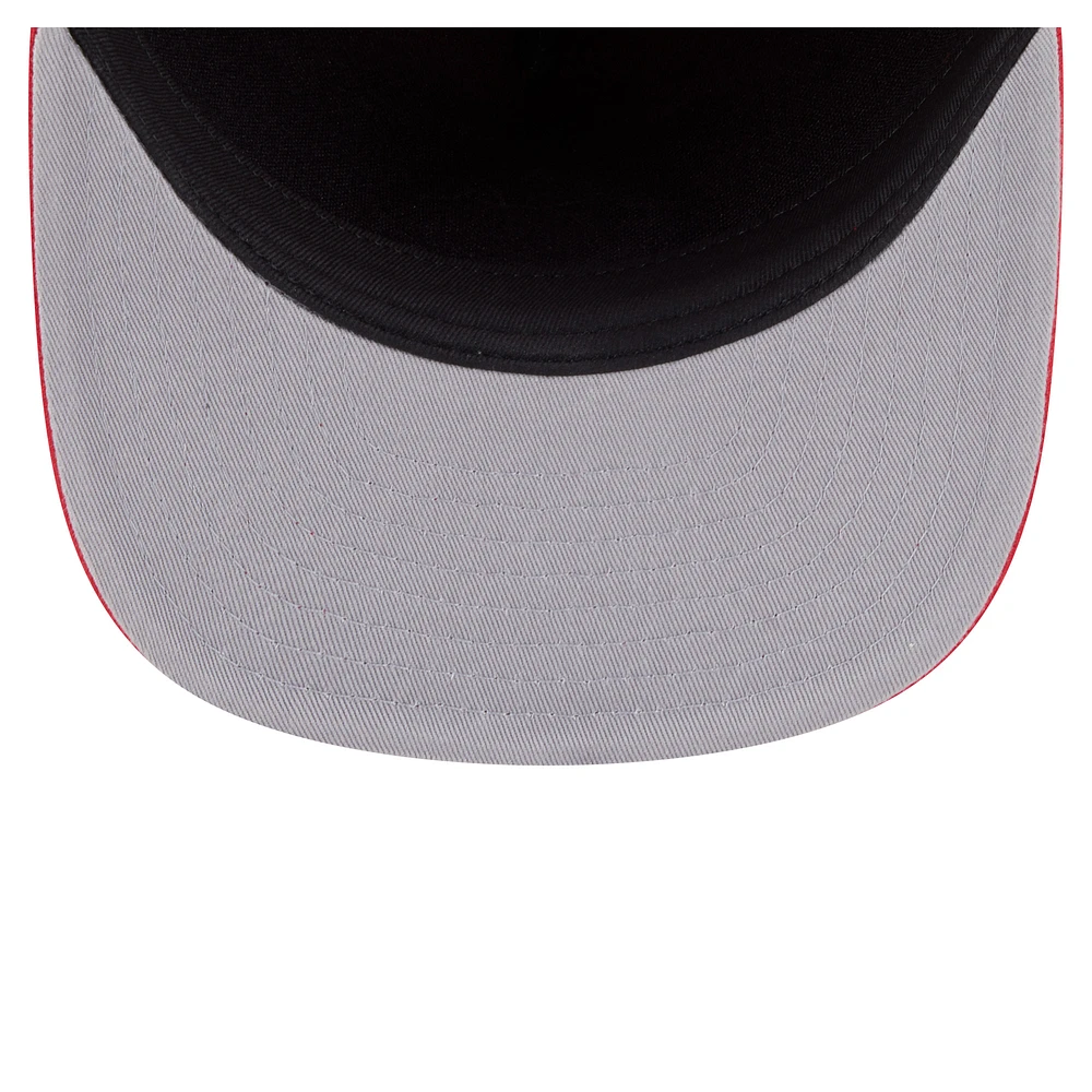 Men's New Era  Red Cincinnati Reds Championship Side Flag A-Frame 59FIFTY Fitted Hat