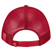 Men's New Era  Red Cincinnati Reds Minimalist 9FORTY A-Frame Adjustable Hat