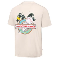 Men's Tommy Bahama  Cream Cincinnati Reds Fly Ball Club T-Shirt