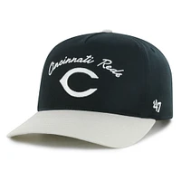 Casquette ajustable Stable Hitch noire des Reds de Cincinnati '47 pour homme