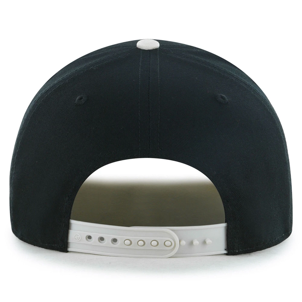 Casquette ajustable Stable Hitch noire des Reds de Cincinnati '47 pour homme