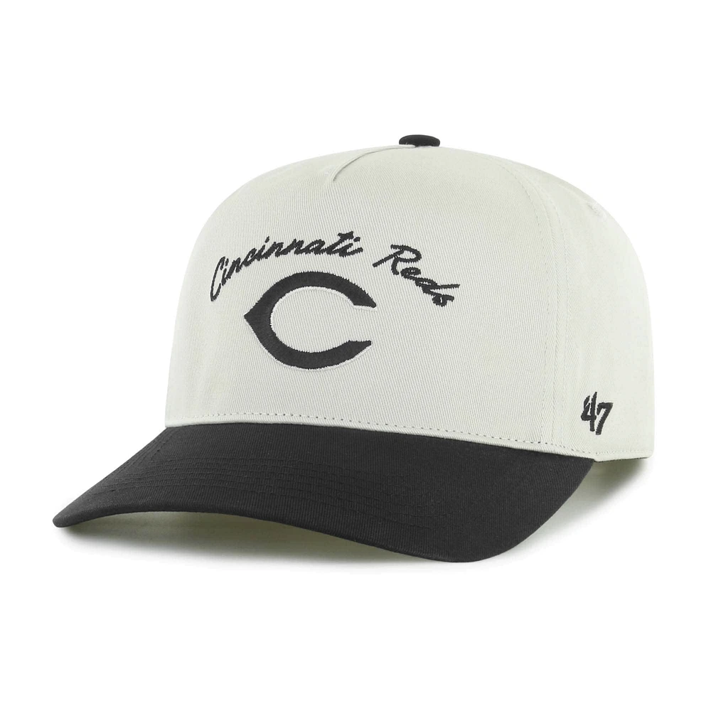 Men's '47 Cream Cincinnati Reds Stable Hitch Adjustable Hat