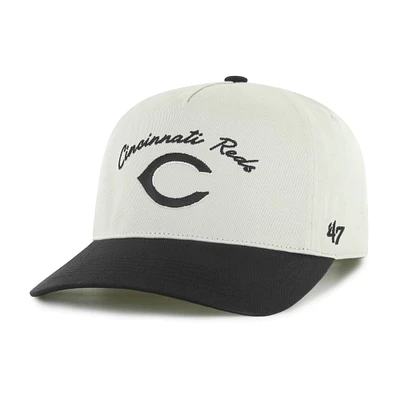 Men's '47 Cream Cincinnati Reds Stable Hitch Adjustable Hat