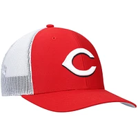 Men's '47 Red/White Cincinnati Reds Primary Logo Trucker Snapback Hat