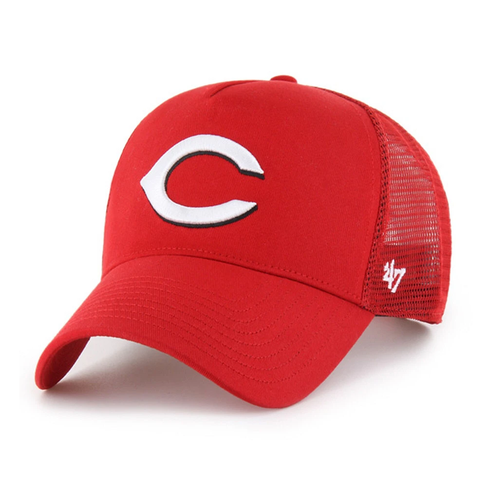 Casquette de camionneur ajustable pour homme '47 Red Cincinnati Reds Ballpark Offside