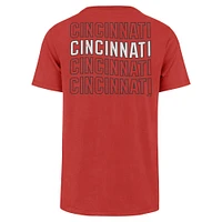 T-shirt '47 Red Cincinnati Reds Hang Back Franklin pour hommes