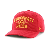 Men's '47 Red Cincinnati Reds Laurus Corduroy Hitch Snapback Hat