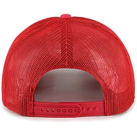 Men's '47 Red Cincinnati Reds Lift Off Foam Front Mesh Trucker Adjustable Hat