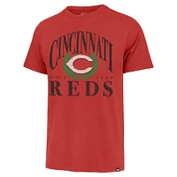 Men's '47 Red Cincinnati Reds Pitchout Franklin T-Shirt