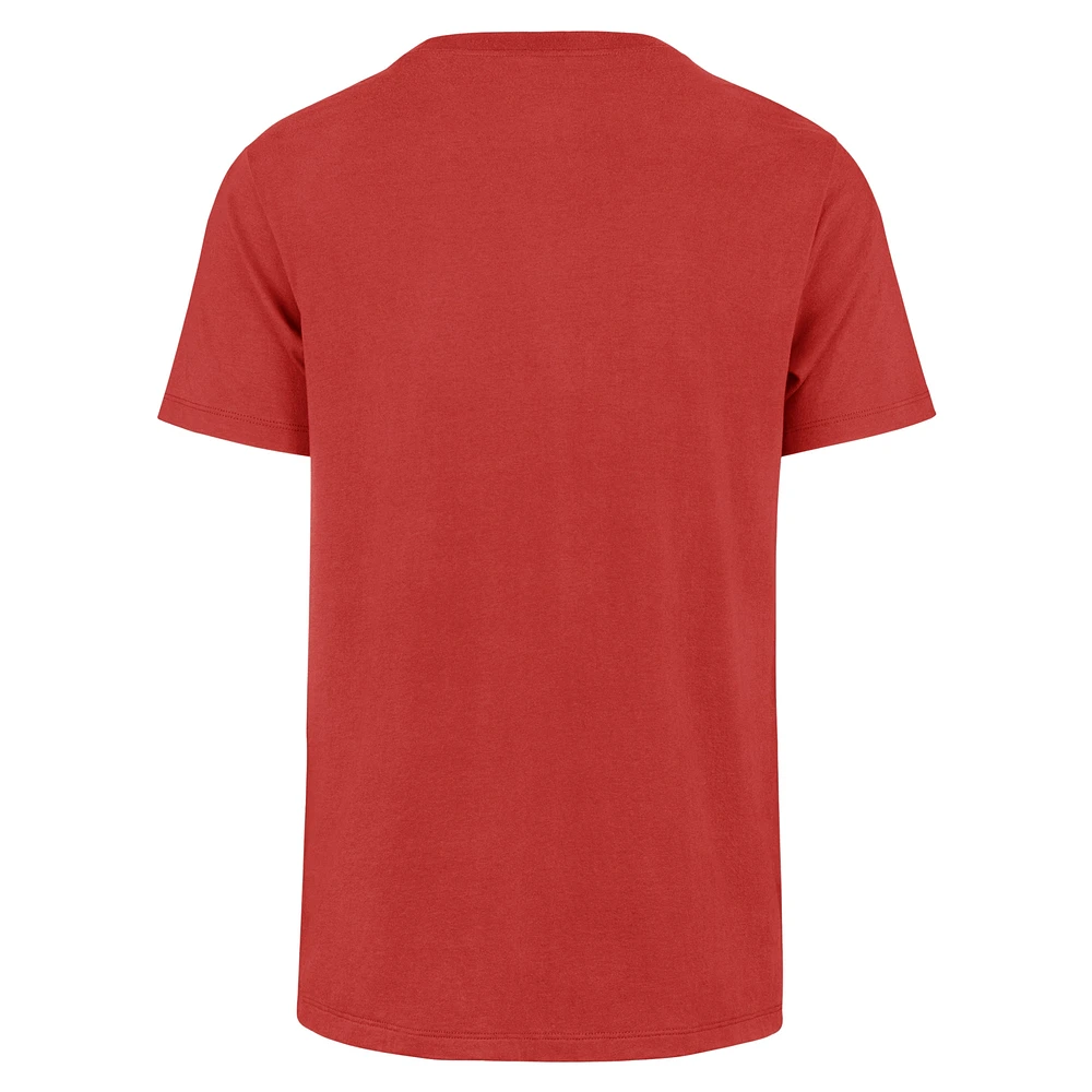 Men's '47 Red Cincinnati Reds Pitchout Franklin T-Shirt