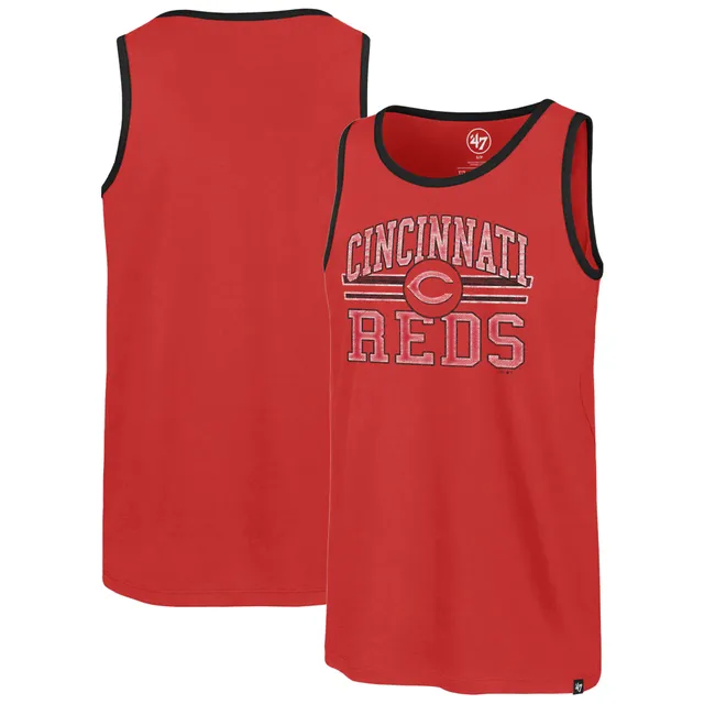 Lids Cincinnati Reds Youth Sleeveless T-Shirt - Heather Gray