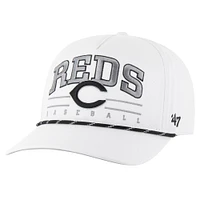 Casquette ajustable Roscoe Speckle Hitch blanche des Reds de Cincinnati pour homme '47