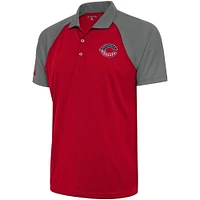 Polo Patriotic Nova pour homme, rouge Antigua/acier, Cincinnati Reds