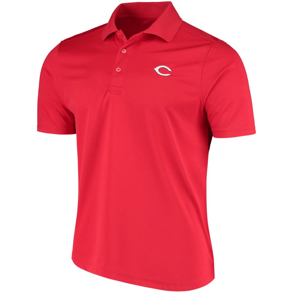 Men's CBUK by Cutter & Buck Red Cincinnati Reds Fairwood Polo