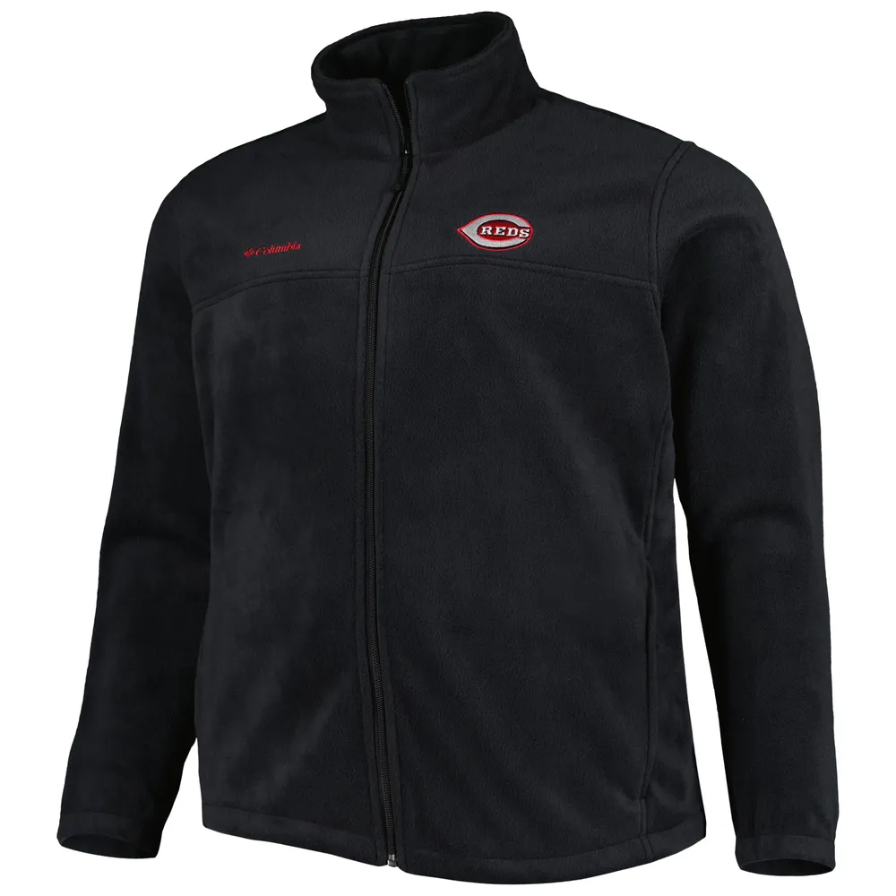 Veste à glissière pleine longueur Columbia Cincinnati Reds Big & Tall Steens Mountain pour homme