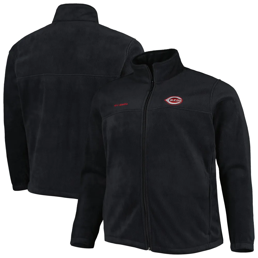 Veste à glissière pleine longueur Columbia Cincinnati Reds Big & Tall Steens Mountain pour homme