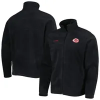 Men's Columbia Black Cincinnati Reds Steens Mountain Full-Zip Jacket