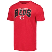 Ensemble de nuit T-shirt et pantalon Concepts Sport Charcoal/Red Cincinnati Reds Meter pour hommes