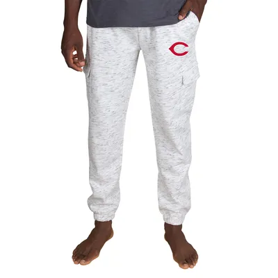 Cincinnati Reds Concepts Sport Alley Fleece Cargo Pants - White