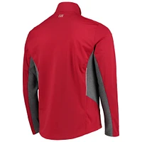 Cutter & Buck Reds Cincinnati Navigate WeatherTec Veste entièrement zippée pour homme