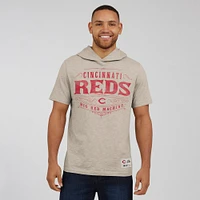 Men's Darius Rucker Collection by Fanatics  Tan Cincinnati Reds Hooded T-Shirt