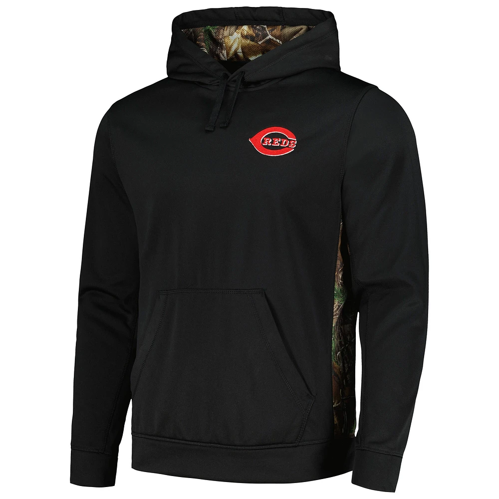 Men's Dunbrooke Black/Camo Cincinnati Reds Ranger Pullover Hoodie