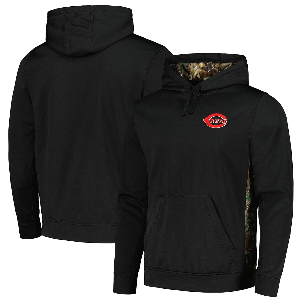 Men's Dunbrooke Black/Camo Cincinnati Reds Ranger Pullover Hoodie