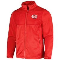 Veste entièrement zippée Dunbrooke Heather Red Cincinnati Reds Explorer pour hommes