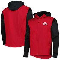 Men's Dunbrooke Red/Black Cincinnati Reds Alpha Full-Zip Jacket