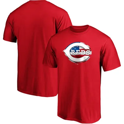 Men's Washington Nationals Fanatics Branded Red Official Logo T-Shirt