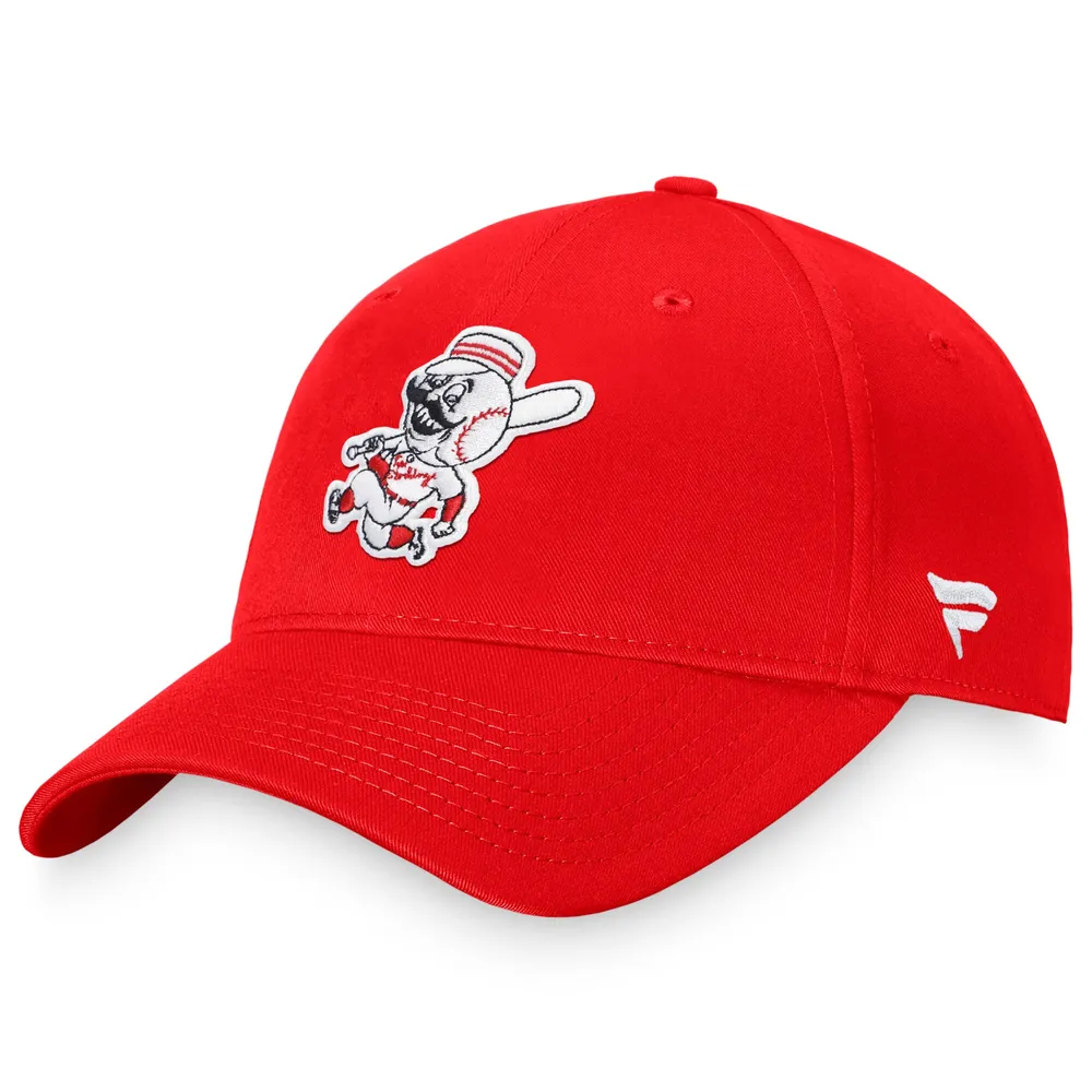 Lids Cincinnati Reds Fanatics Branded Cooperstown Collection Core  Adjustable Hat - Red