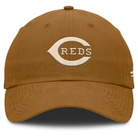 Men's Fanatics Brown Cincinnati Reds Act Natural Chopper Adjustable Hat