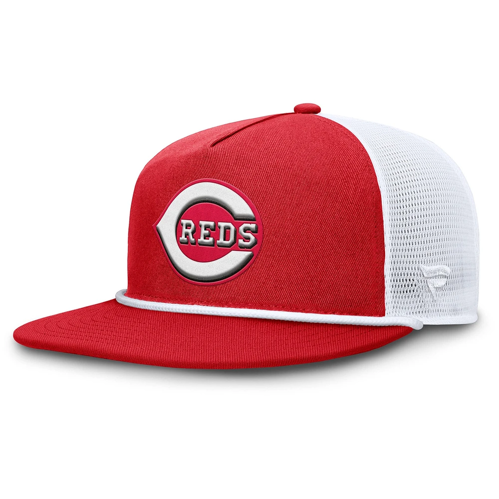 Men's Fanatics Red/White Cincinnati Reds Clubhouse Change Up Snapback Hat