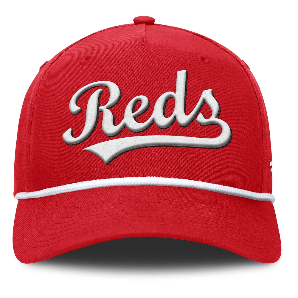 Men's Fanatics Red Cincinnati Reds Clubhouse Foul Ball A-Frame Adjustable Hat