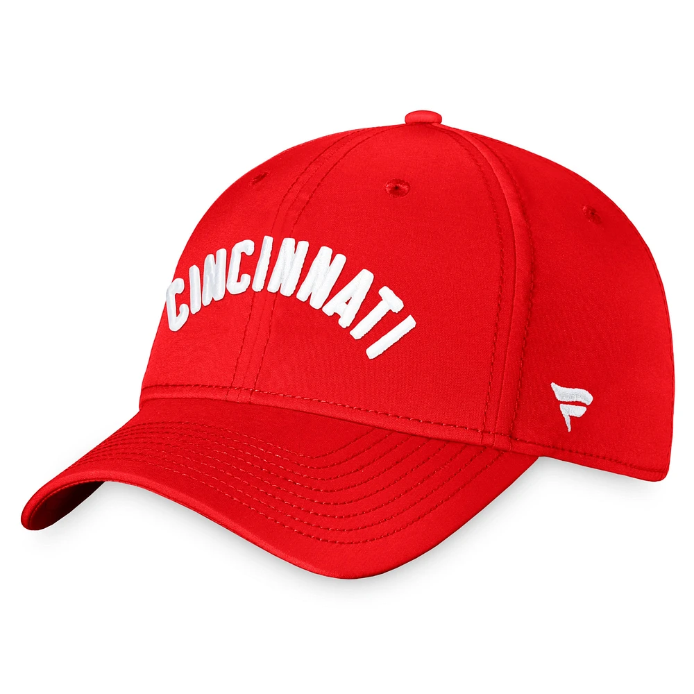 Men's Fanatics Red Cincinnati Reds Cooperstown Core Flex Hat