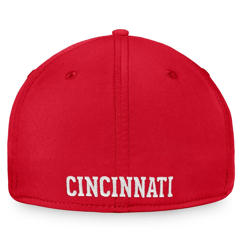 Casquette Fanatics Red Cincinnati Reds Core Flex pour hommes