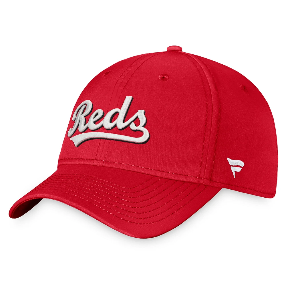 Casquette Fanatics Red Cincinnati Reds Core Flex pour hommes