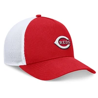 Casquette ajustable à cadre en A fondamental rouge Cincinnati Reds Fanatics pour hommes