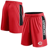 Short de défenseur Fanatics Red Cincinnati Reds Win The Match pour hommes