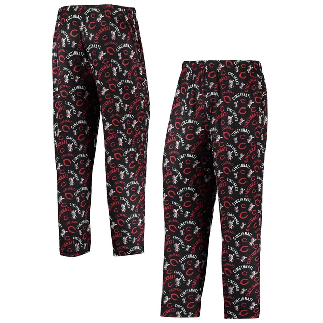 Lids Cincinnati Reds FOCO Cooperstown Collection Repeat Pajama Pants -  Black