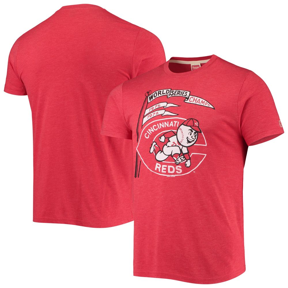 Washington Senators '57 T-Shirt from Homage. | Red | Vintage Apparel from Homage.