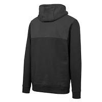 Men's Levelwear Black Cincinnati Reds City Connect Chicane Baseline Quarter-Zip Pullover Hoodie