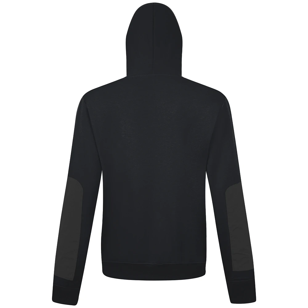 Men's Levelwear  Black Cincinnati Reds Cooperstown Collection Bombay Campaign Pullover Hoodie