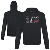 Men's Levelwear  Black Cincinnati Reds Cooperstown Collection Bombay Campaign Pullover Hoodie