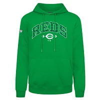 Men's Levelwear Cincinnati Reds St. Patrick's Day Podium Plaid Pullover Hoodie