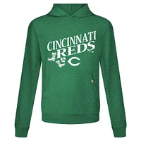 Sweat à capuche manches longues pour homme Levelwear Green Cincinnati Reds St. Patrick's Day Relay Boots