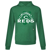 Sweat à capuche vert pour homme Cincinnati Reds St. Patrick's Day Relay Shamrock