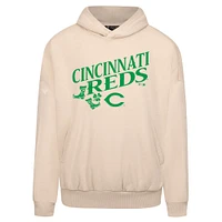 Sweat à capuche kaki pour homme Cincinnati Reds St. Patrick's Day de Levelwear