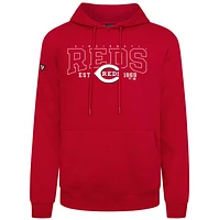 Sweat à capuche rouge Levelwear pour homme des Reds de Cincinnati Accolade Podium Textbook